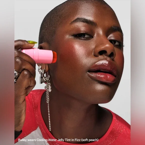 Fizz Milk Makeup Cooling Water Jelly Tint Peach Jelly Blush + Lip Stain BNIB - Picture 6 of 12